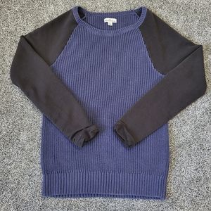 LL Bean Signature Purple Knit Sweater Size Small